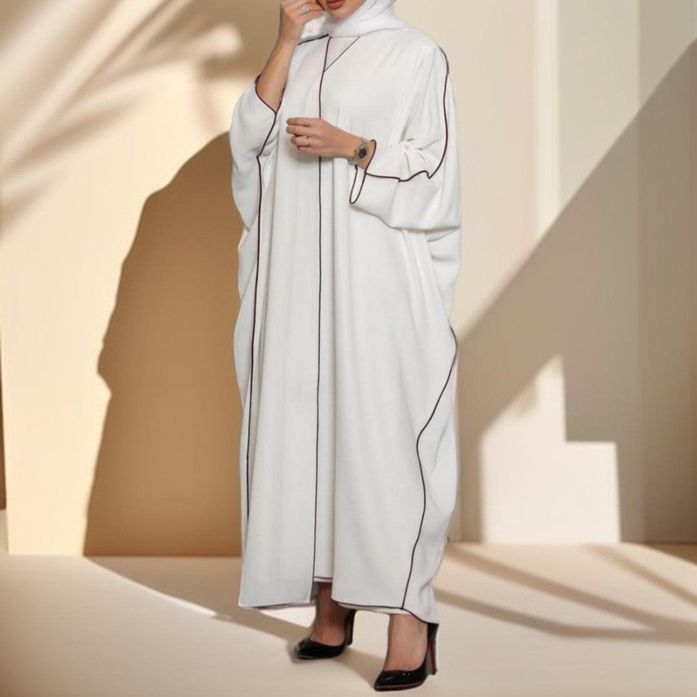 One piece abyad middle eastern abaya - Try Modest Limited 