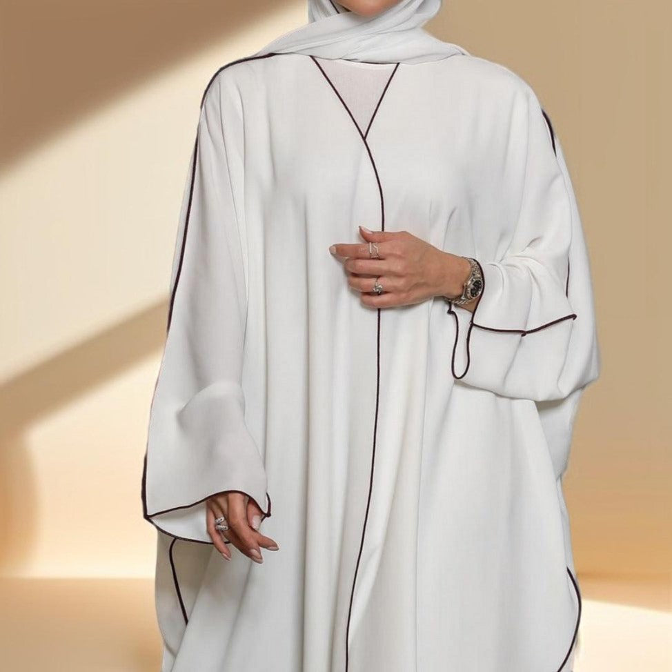 One piece abyad middle eastern abaya - Try Modest Limited 