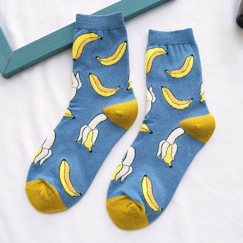 Women Fruity pattern socks - Try Modest Limited 