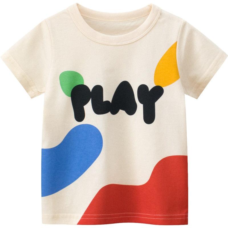 2-7T Toddler Summer Cotton Short Sleeve T-Shirt - Try Modest Limited 