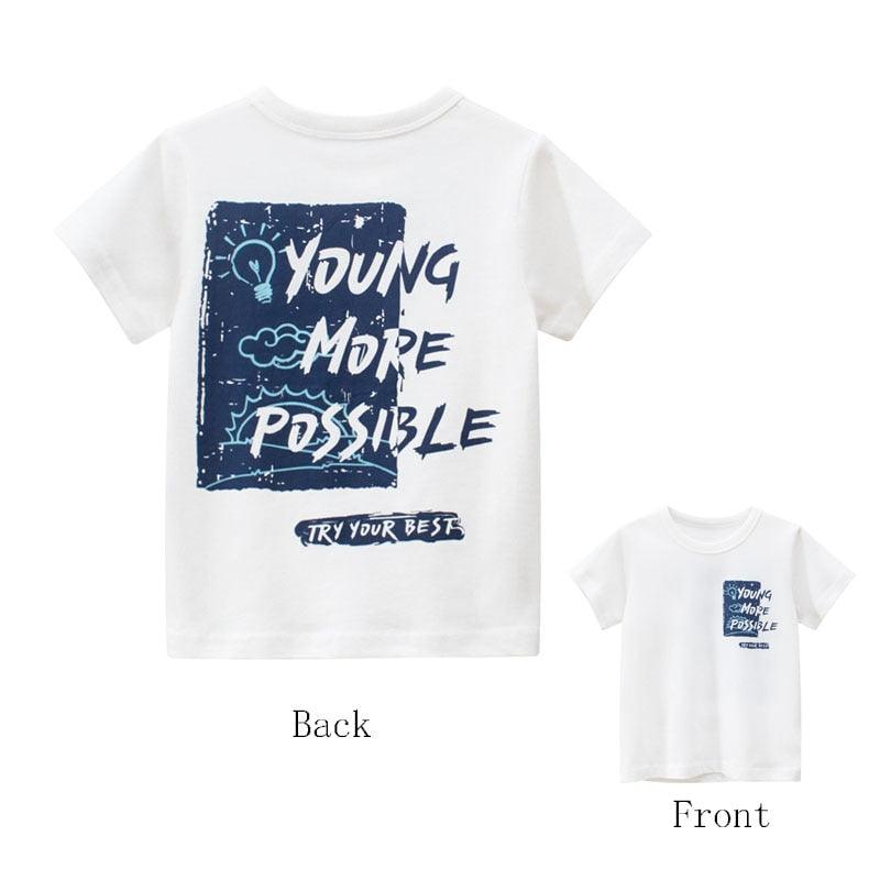 2-7T Toddler Summer Cotton Short Sleeve T-Shirt - Try Modest Limited