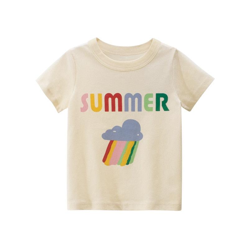 2-7T Toddler Summer Cotton Short Sleeve T-Shirt - Try Modest Limited 