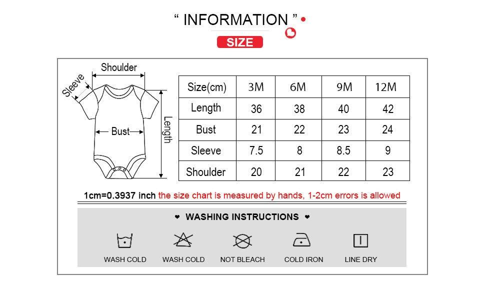 6PCS/Set Unisex Newborn Baby Bodysuits - Try Modest Limited