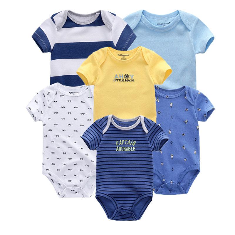 6PCS/Set Unisex Newborn Baby Bodysuits - Try Modest Limited