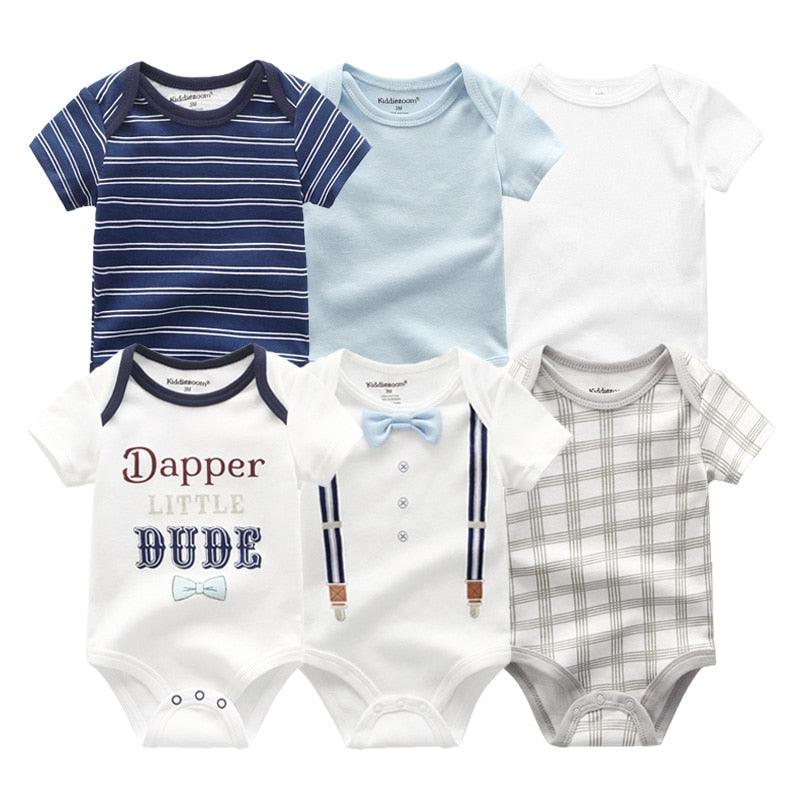 6PCS/Set Unisex Newborn Baby Bodysuits - Try Modest Limited
