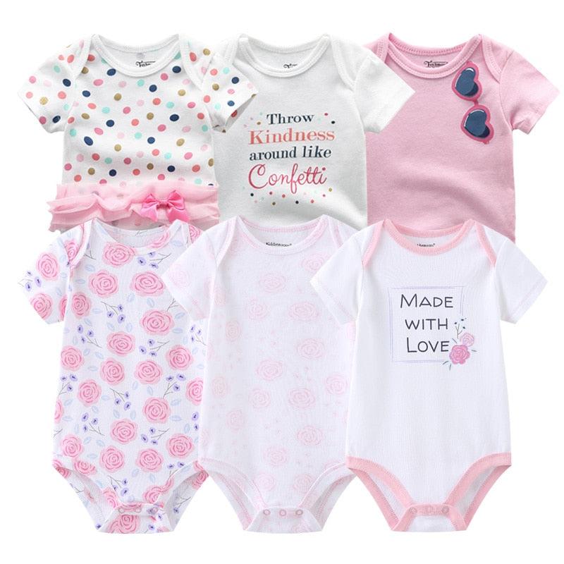 6PCS/Set Unisex Newborn Baby Bodysuits - Try Modest Limited