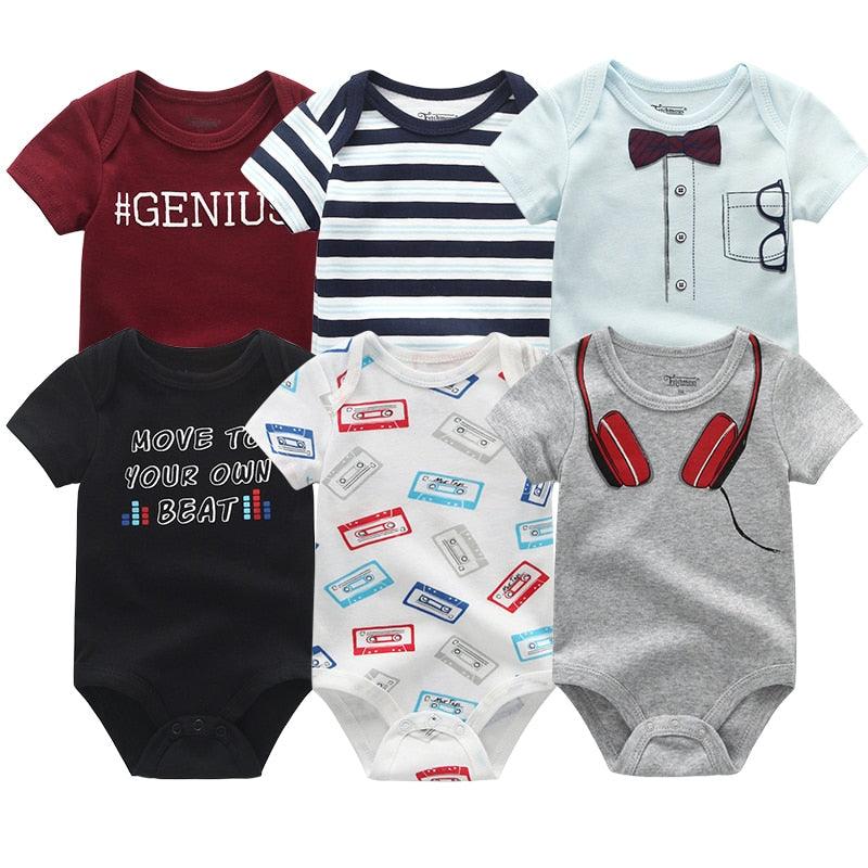 6PCS/Set Unisex Newborn Baby Bodysuits - Try Modest Limited