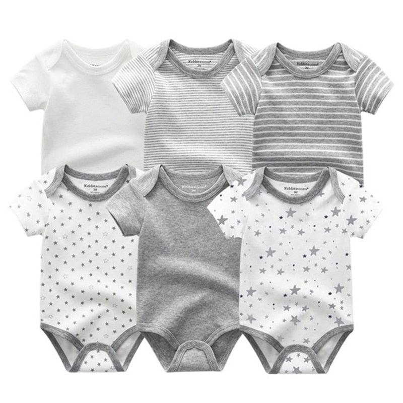 6PCS/Set Unisex Newborn Baby Bodysuits - Try Modest Limited