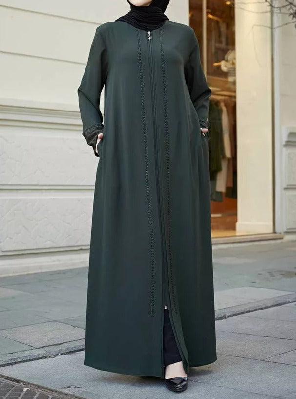 Abayas for Women Turkish Lace Lace Abaya - Try Modest Limited 