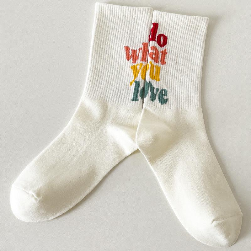 Alphabet socks - Try Modest Limited