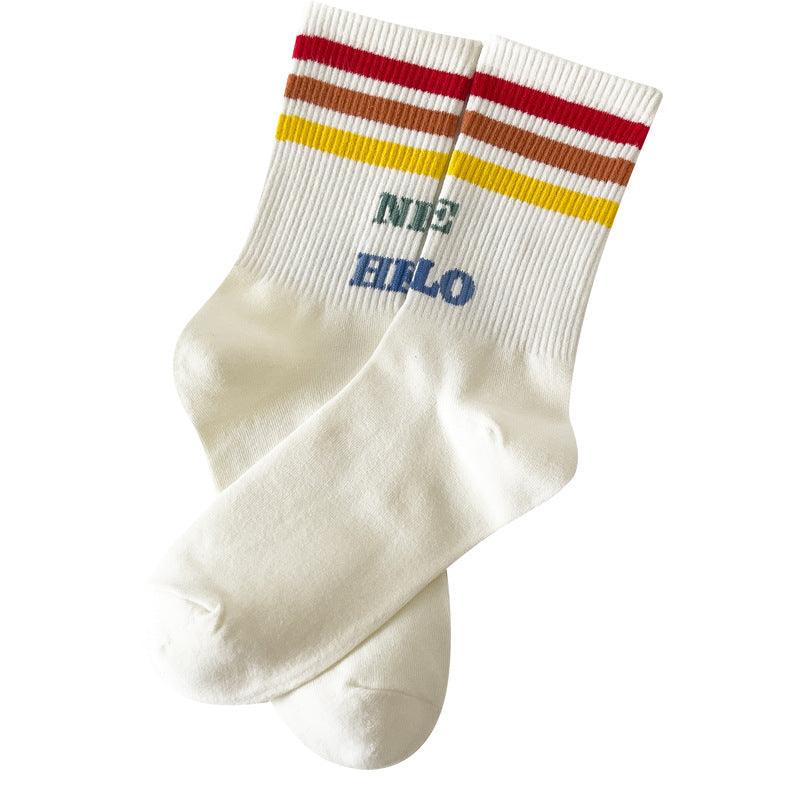 Alphabet socks - Try Modest Limited