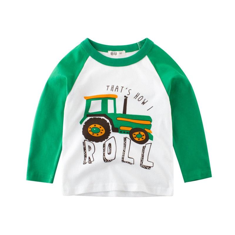 Autumn long sleeve boys T-shirt - Try Modest Limited