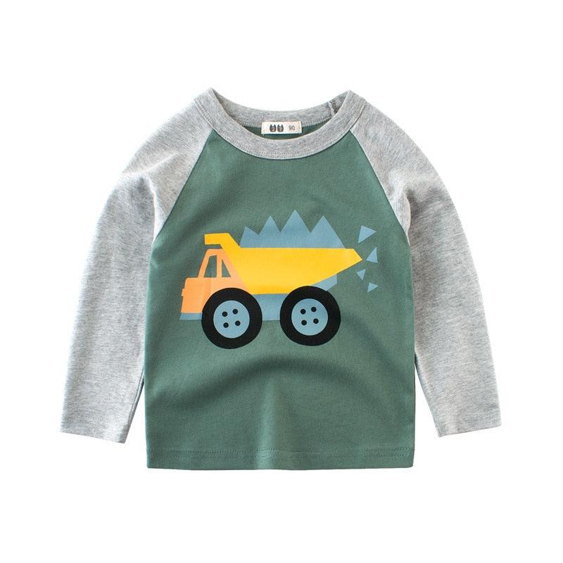 Autumn long sleeve boys T-shirt - Try Modest Limited