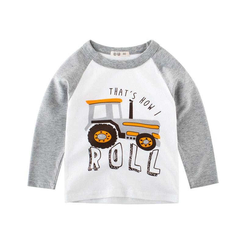 Autumn long sleeve boys T-shirt - Try Modest Limited