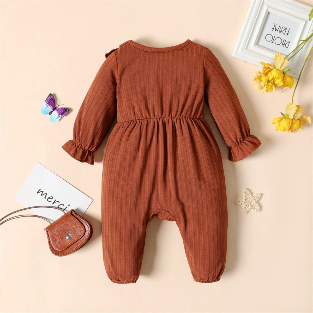 Baby Girl Long-sleeve Jumpsuit - Try Modest Limited