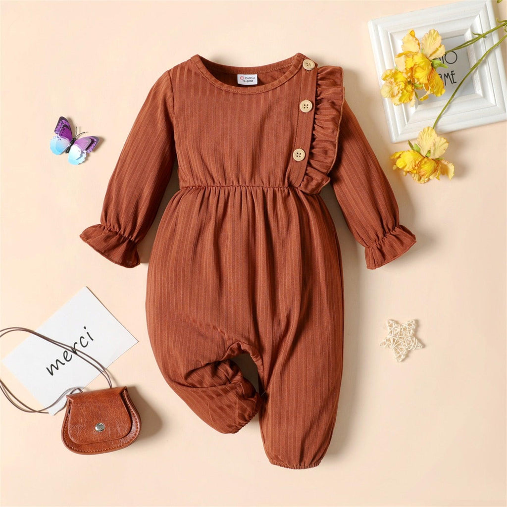 Baby Girl Long-sleeve Jumpsuit - Try Modest Limited