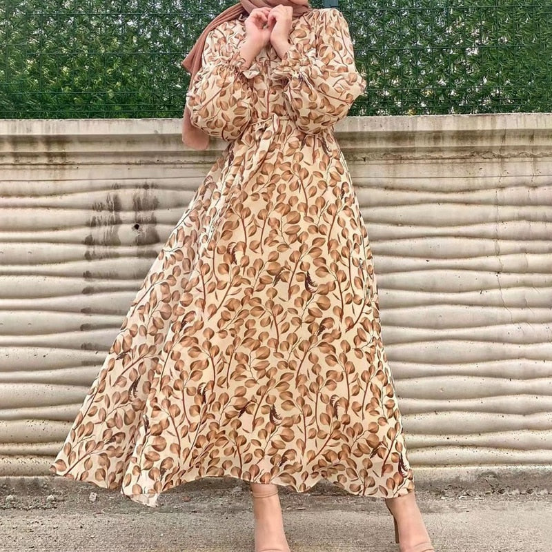 Beautiful Turkish Style Chiffon long maxi dresses - Try Modest Limited