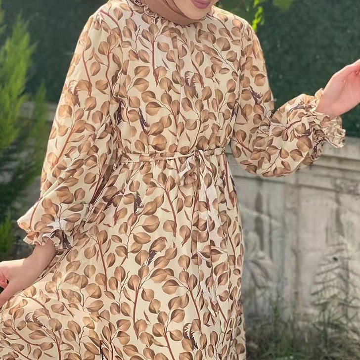 Beautiful Turkish Style Chiffon long maxi dresses - Try Modest Limited