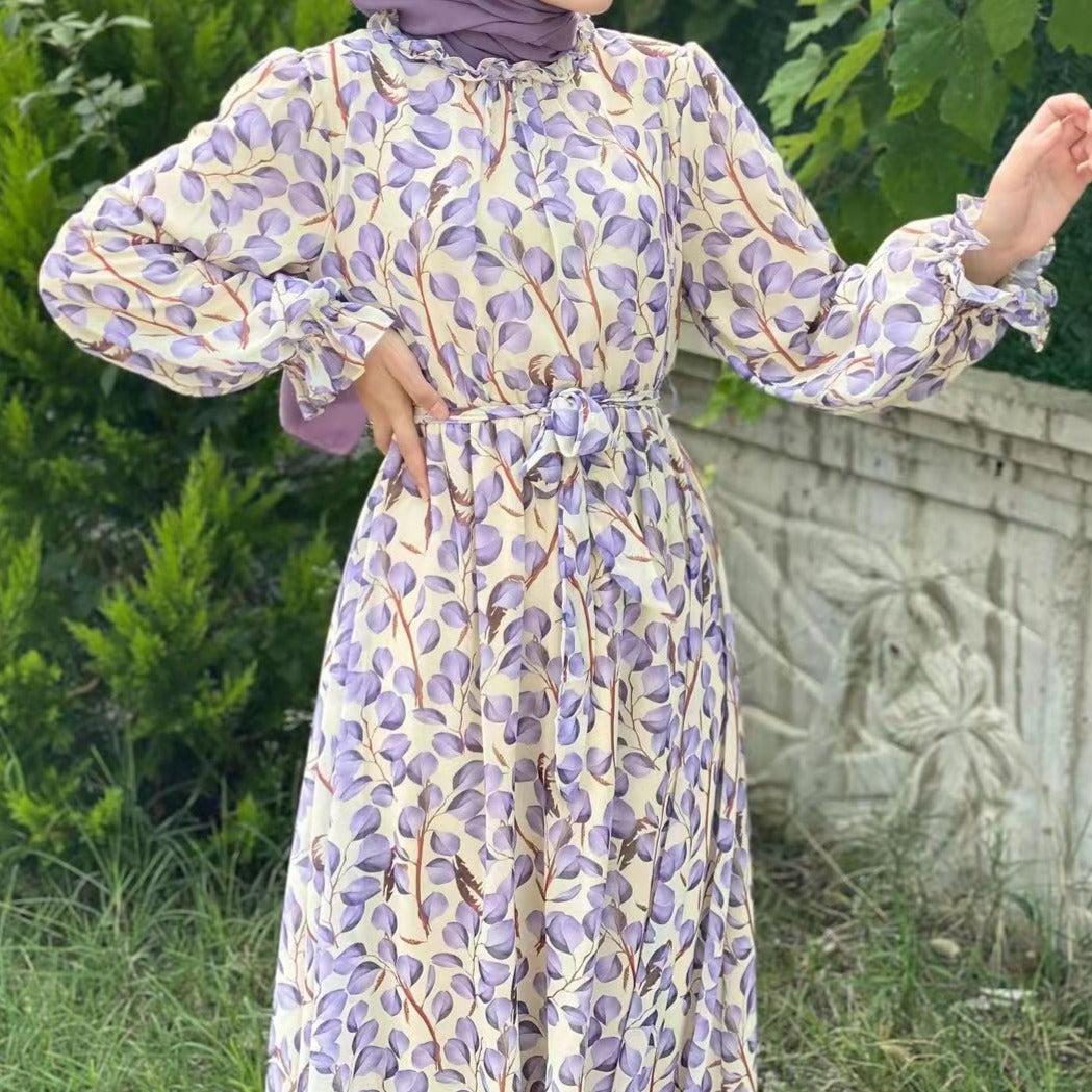 Beautiful Turkish Style Chiffon long maxi dresses - Try Modest Limited