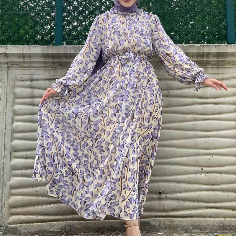 Beautiful Turkish Style Chiffon long maxi dresses - Try Modest Limited