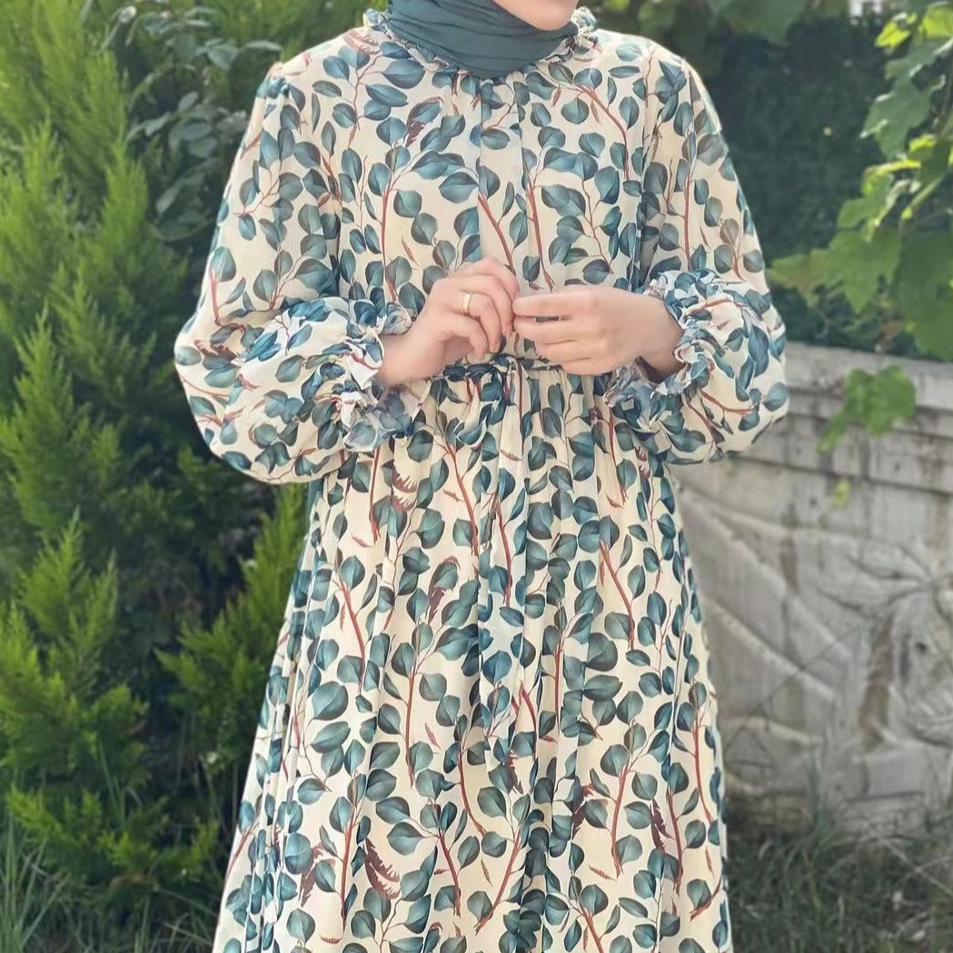 Beautiful Turkish Style Chiffon long maxi dresses - Try Modest Limited