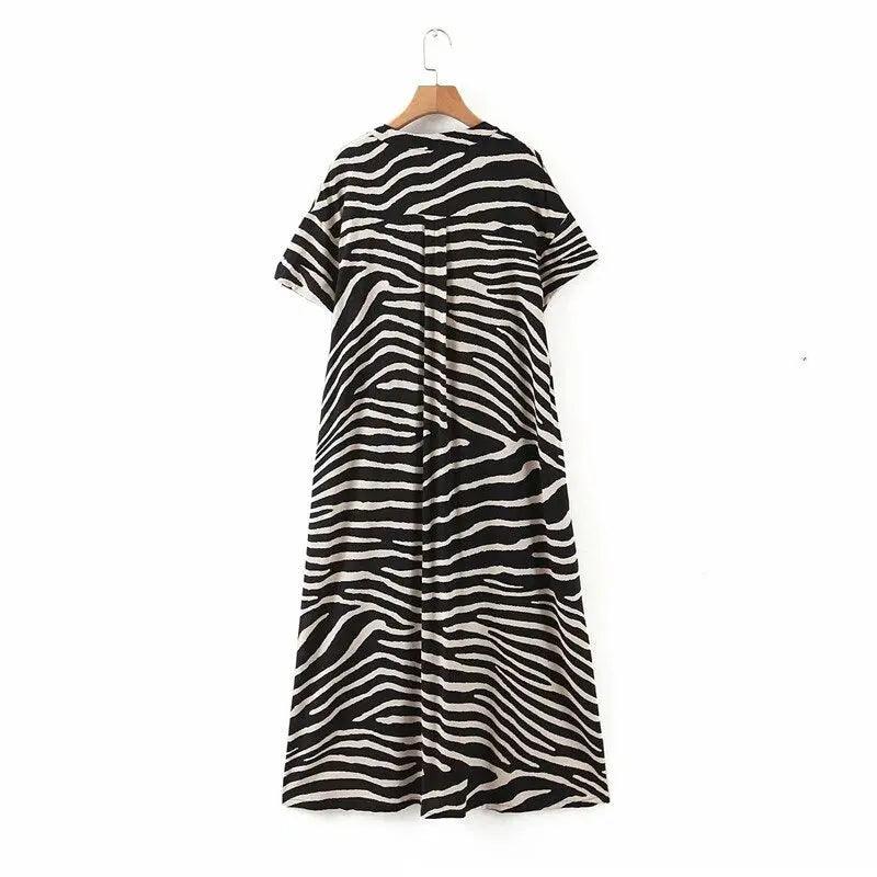 Striped Dress Try Modest