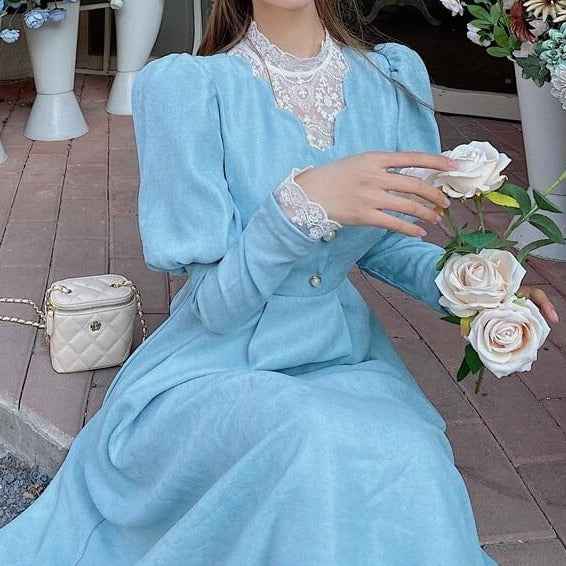 Best Pretty Party wear lace midi dress for Women - Try Modest Limited