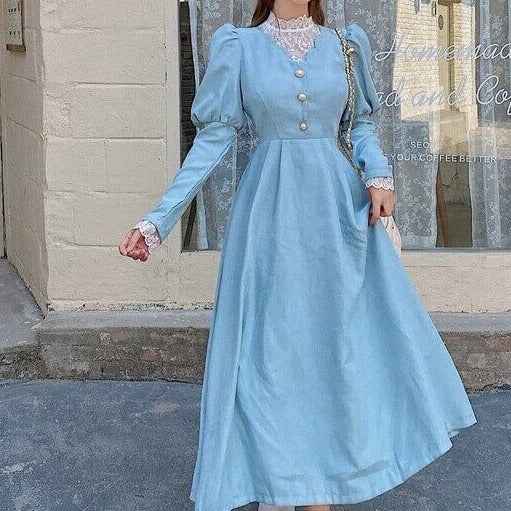 Best Pretty Party wear lace midi dress for Women - Try Modest Limited