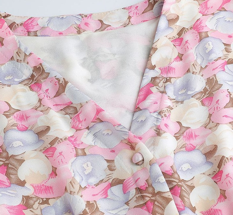 Best Simple Women's Blossom-Pink chiffon maxi dress - Try Modest Limited