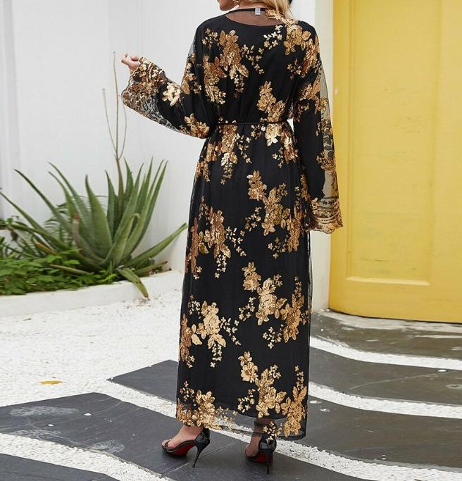 Dazzling-Evening Kaftan/Robe Try Modest