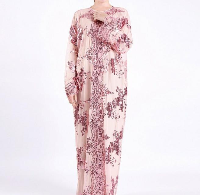 Dazzling-Evening Kaftan/Robe Try Modest