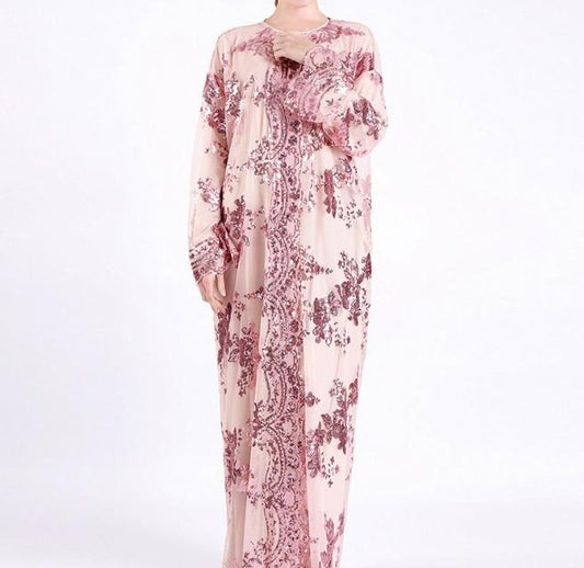 Dazzling-Evening Kaftan/Robe Try Modest