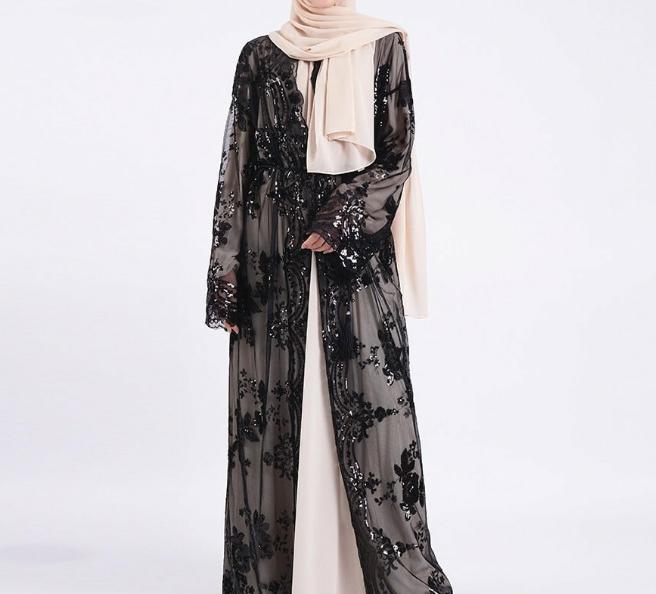 Dazzling-Evening Kaftan/Robe Try Modest