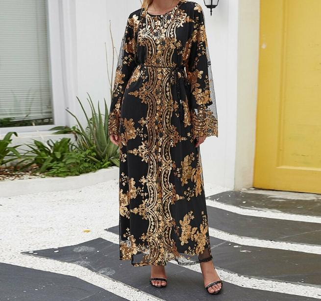 Dazzling-Evening Kaftan/Robe Try Modest