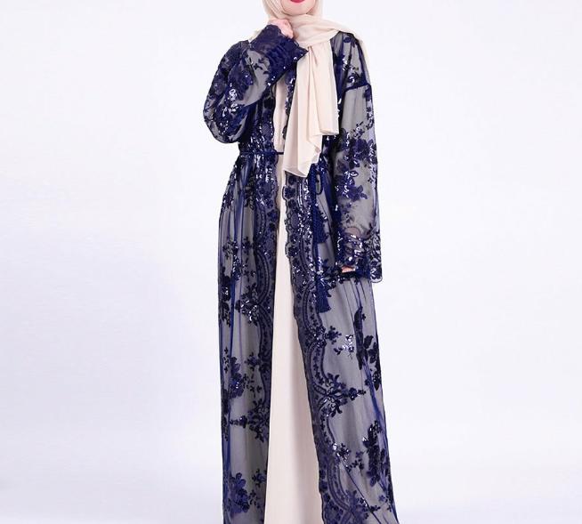 Dazzling-Evening Kaftan/Robe Try Modest