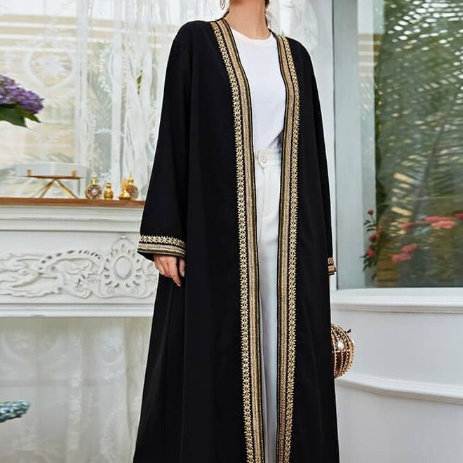 Black robe- open abaya Try Modest Limited