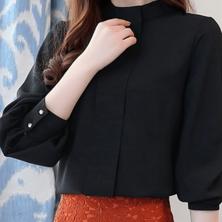 Buy Simple Elegant Chiffon top for ladies-Non Stretchable - Try Modest Limited