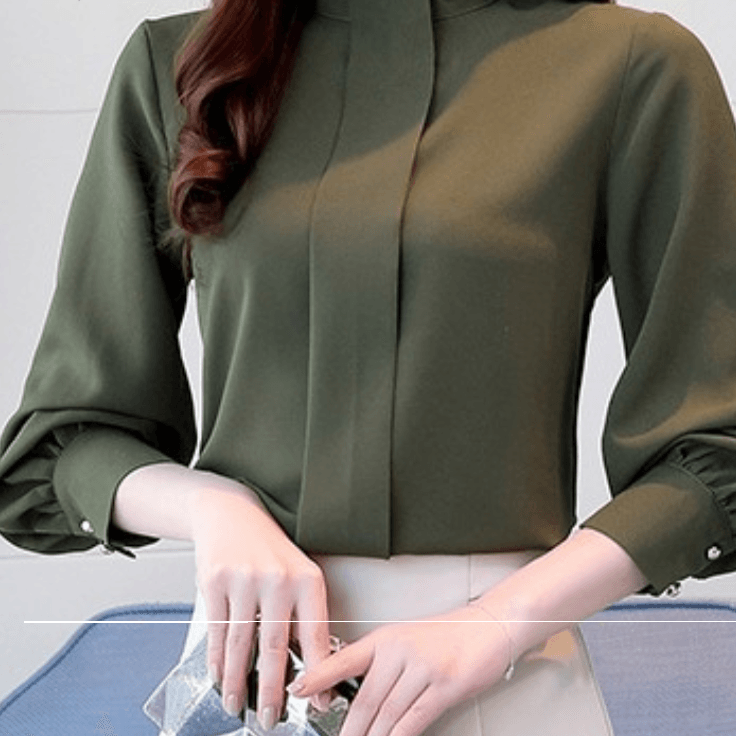 Buy Simple Elegant Chiffon top for ladies-Non Stretchable - Try Modest Limited