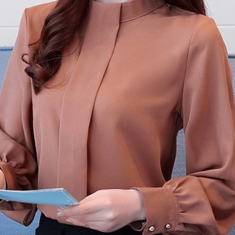 Buy Simple Elegant Chiffon top for ladies-Non Stretchable - Try Modest Limited