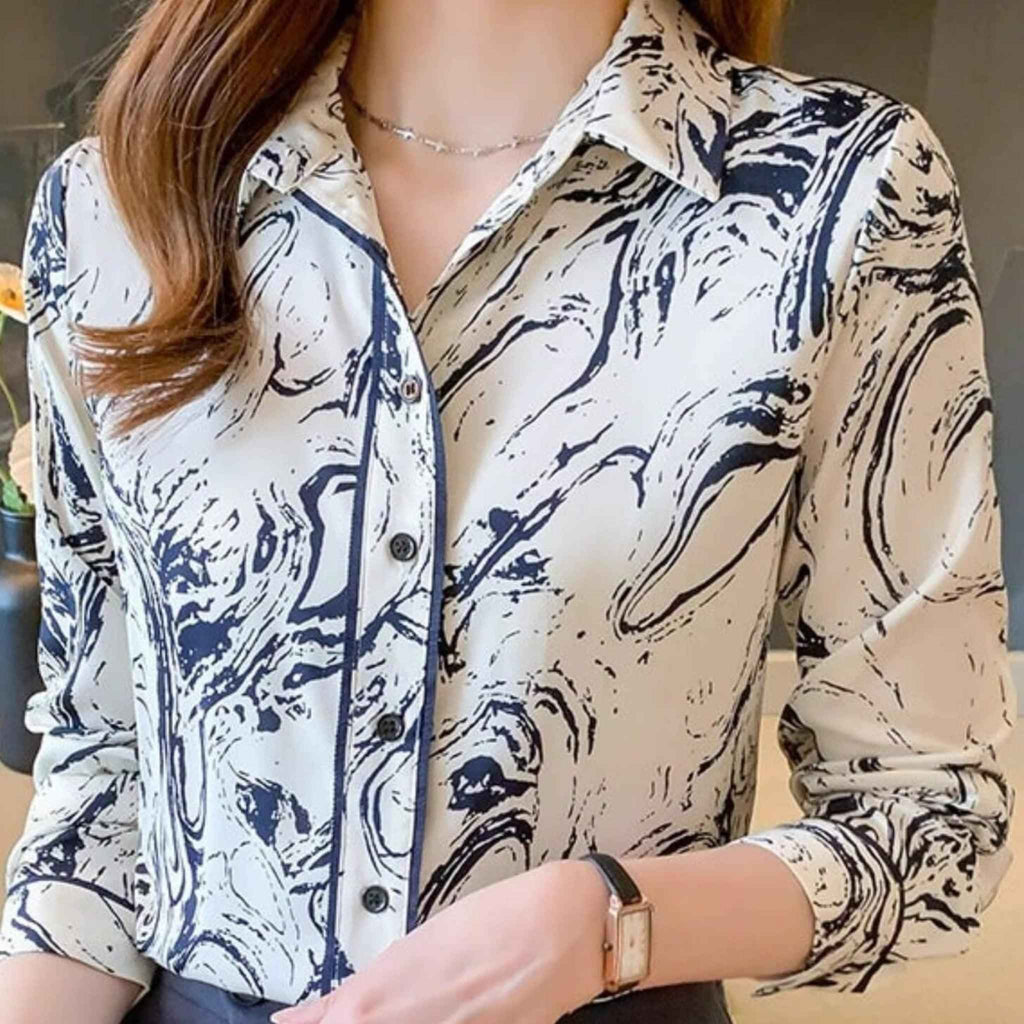 Casual Elegant Women's Stylish office Printed Shirts - Try Modest Limited