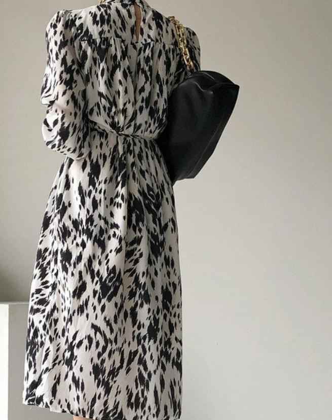 Casual Stylish-Full Sleeve Printed pattern Women dress - Try Modest Limited