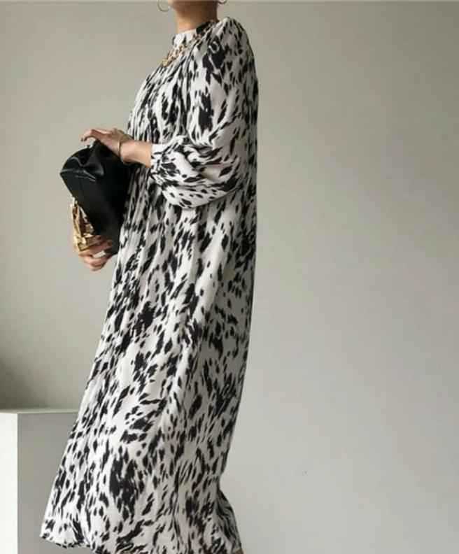 Casual Stylish-Full Sleeve Printed pattern Women dress - Try Modest Limited