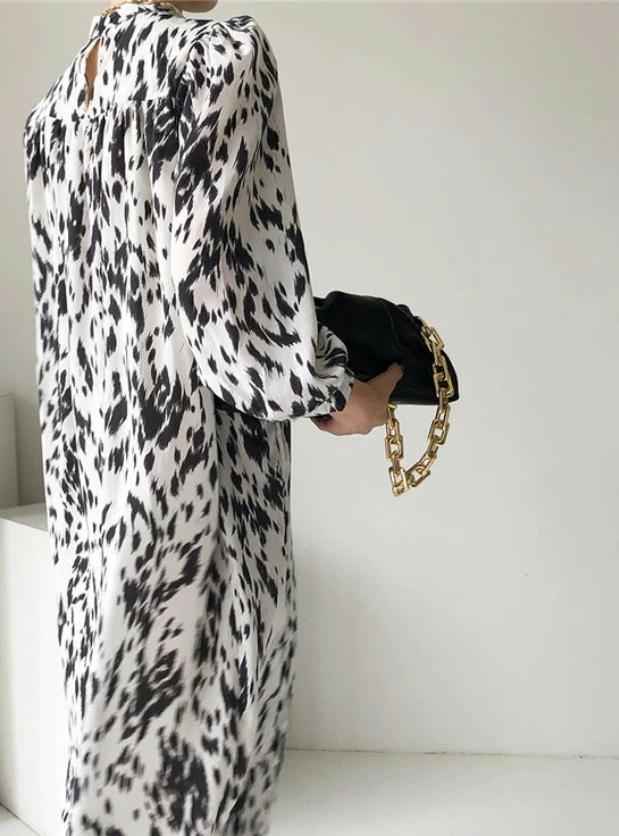 Casual Stylish-Full Sleeve Printed pattern Women dress - Try Modest Limited