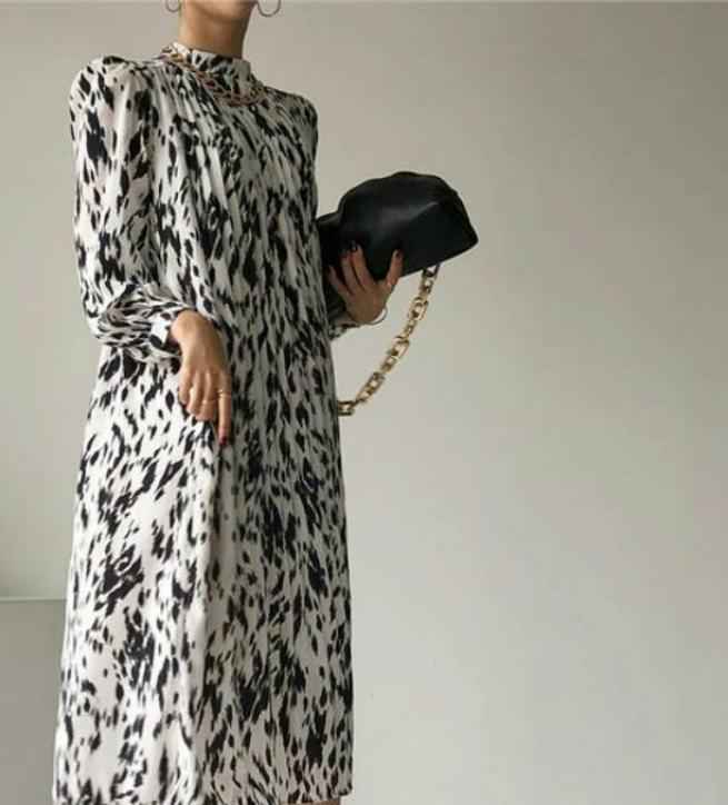 Casual Stylish-Full Sleeve Printed pattern Women dress - Try Modest Limited