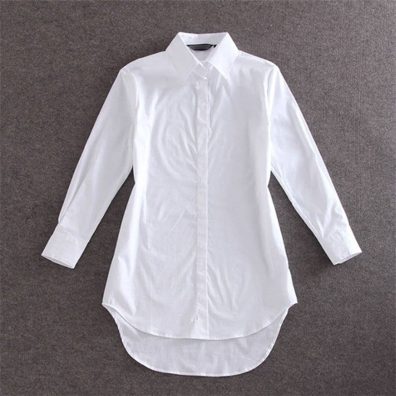 Casual style Women's solid long sleeves shirt/blouse for women - Try Modest Limited