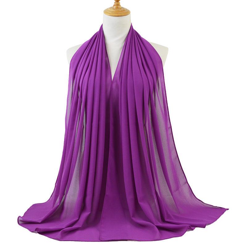 Chiffon monochromatic scarf - Try Modest Limited