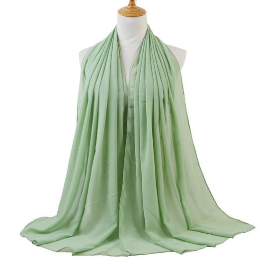 Chiffon monochromatic scarf - Try Modest Limited 