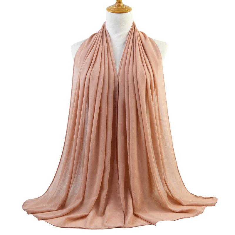 Chiffon monochromatic scarf - Try Modest Limited