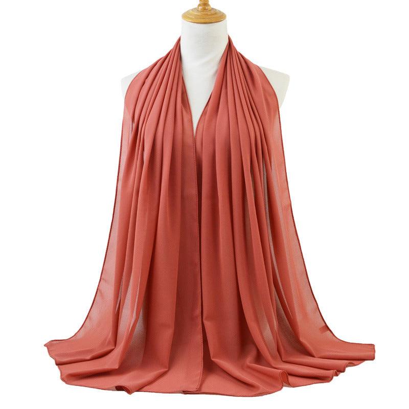 Chiffon monochromatic scarf - Try Modest Limited