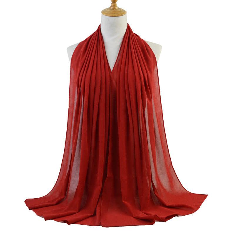 Chiffon monochromatic scarf - Try Modest Limited